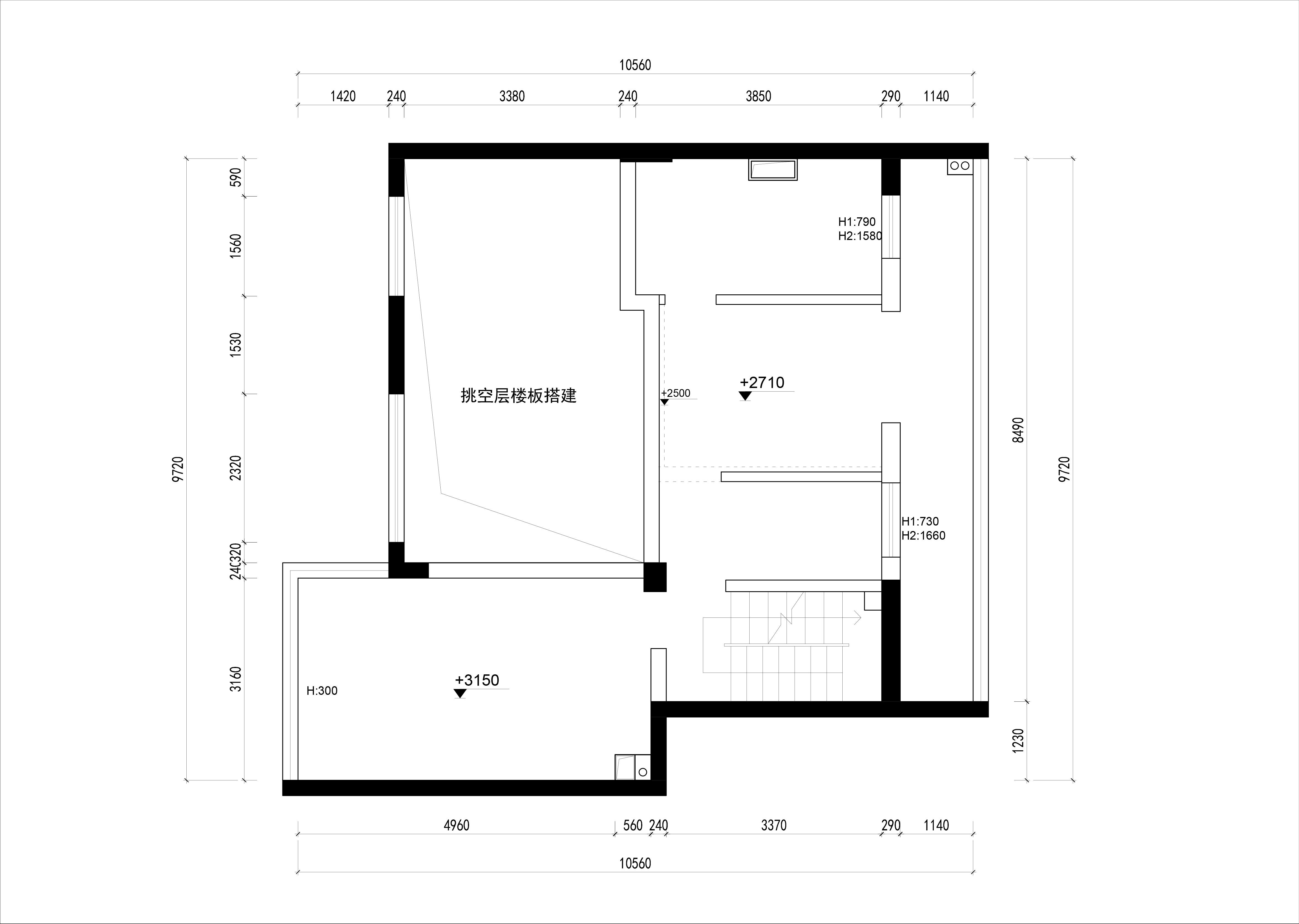 二樓原始框架圖