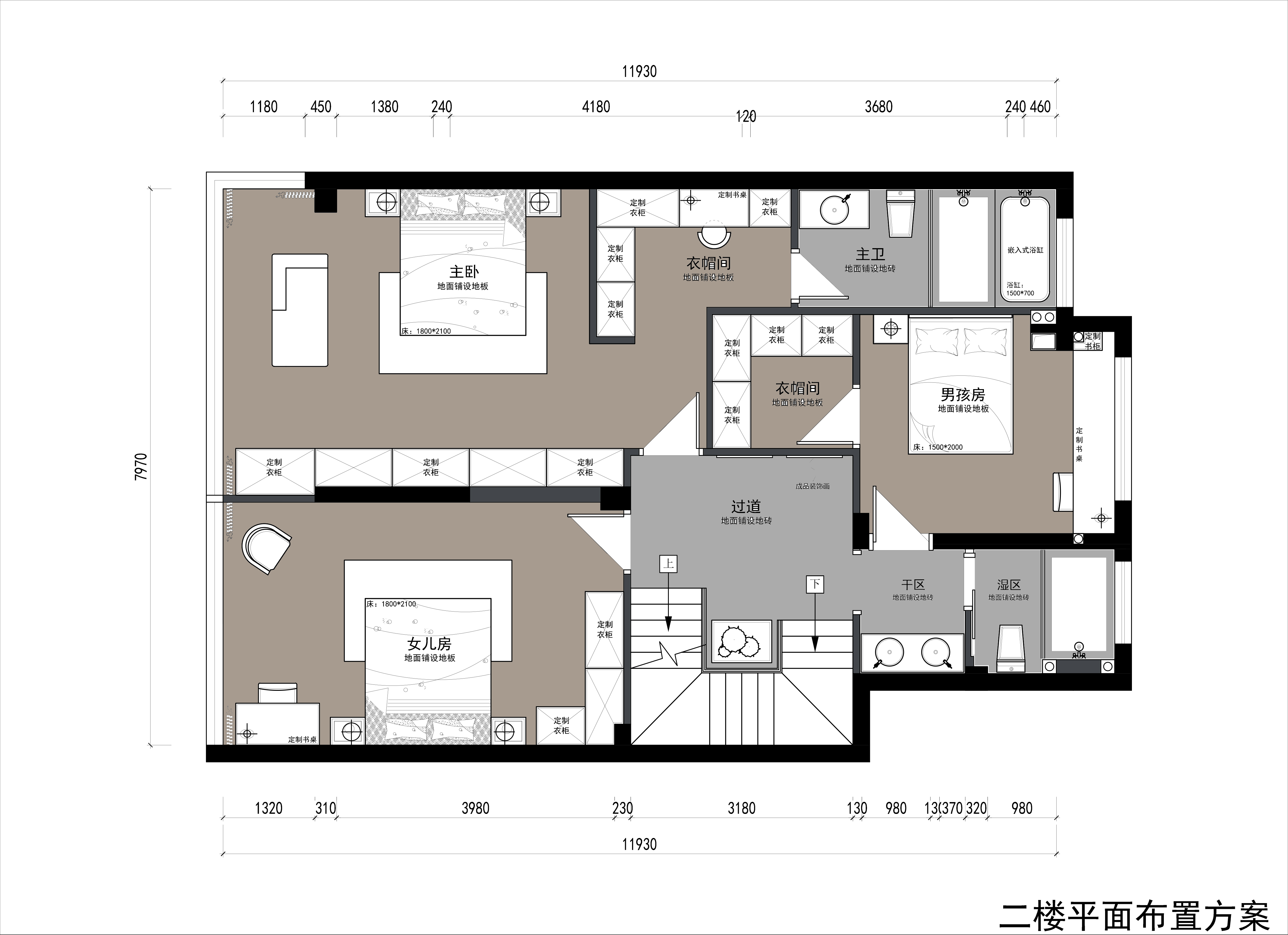 二樓平面布置圖