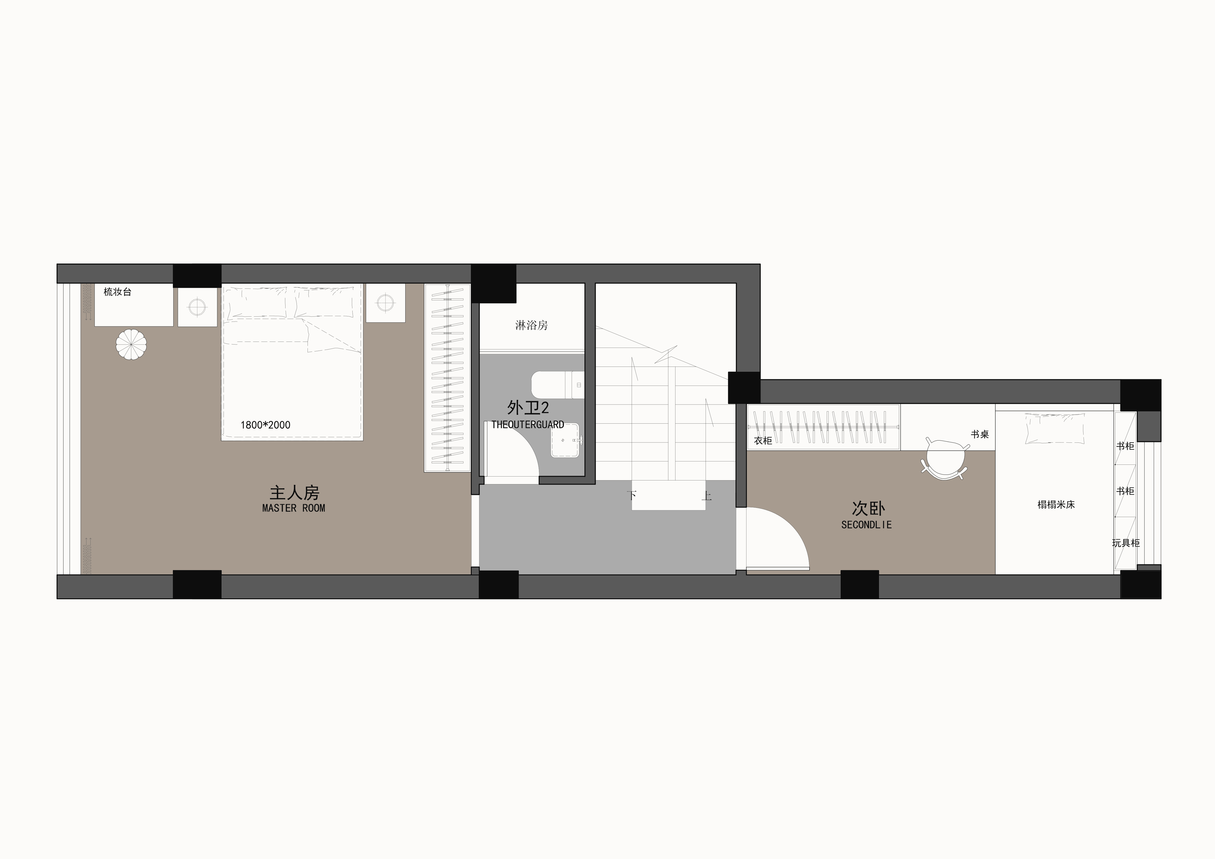 二層平面布置圖