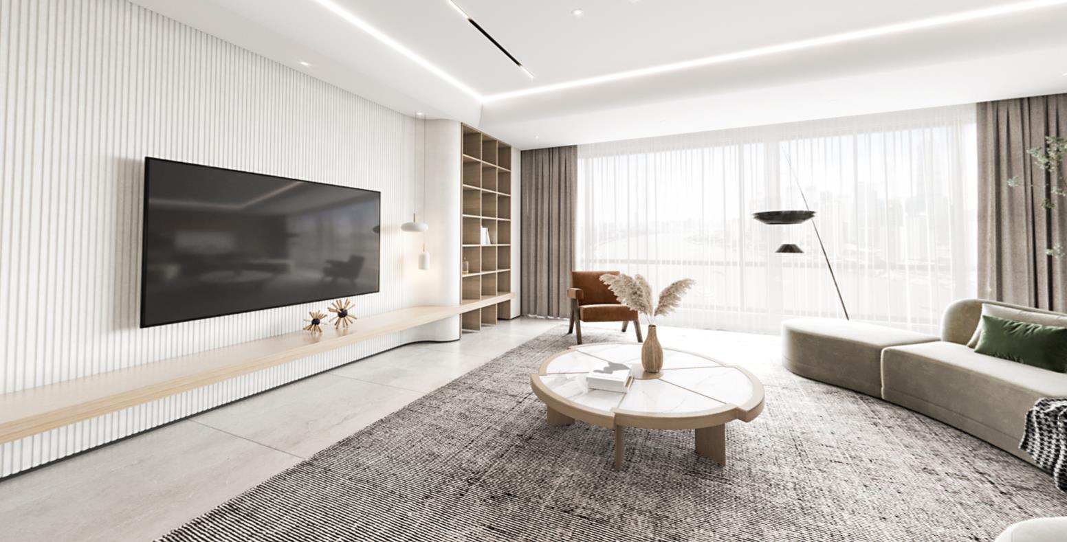 現(xiàn)代簡約-風(fēng)韻研庭602-全案設(shè)計(jì)師陳盛潺