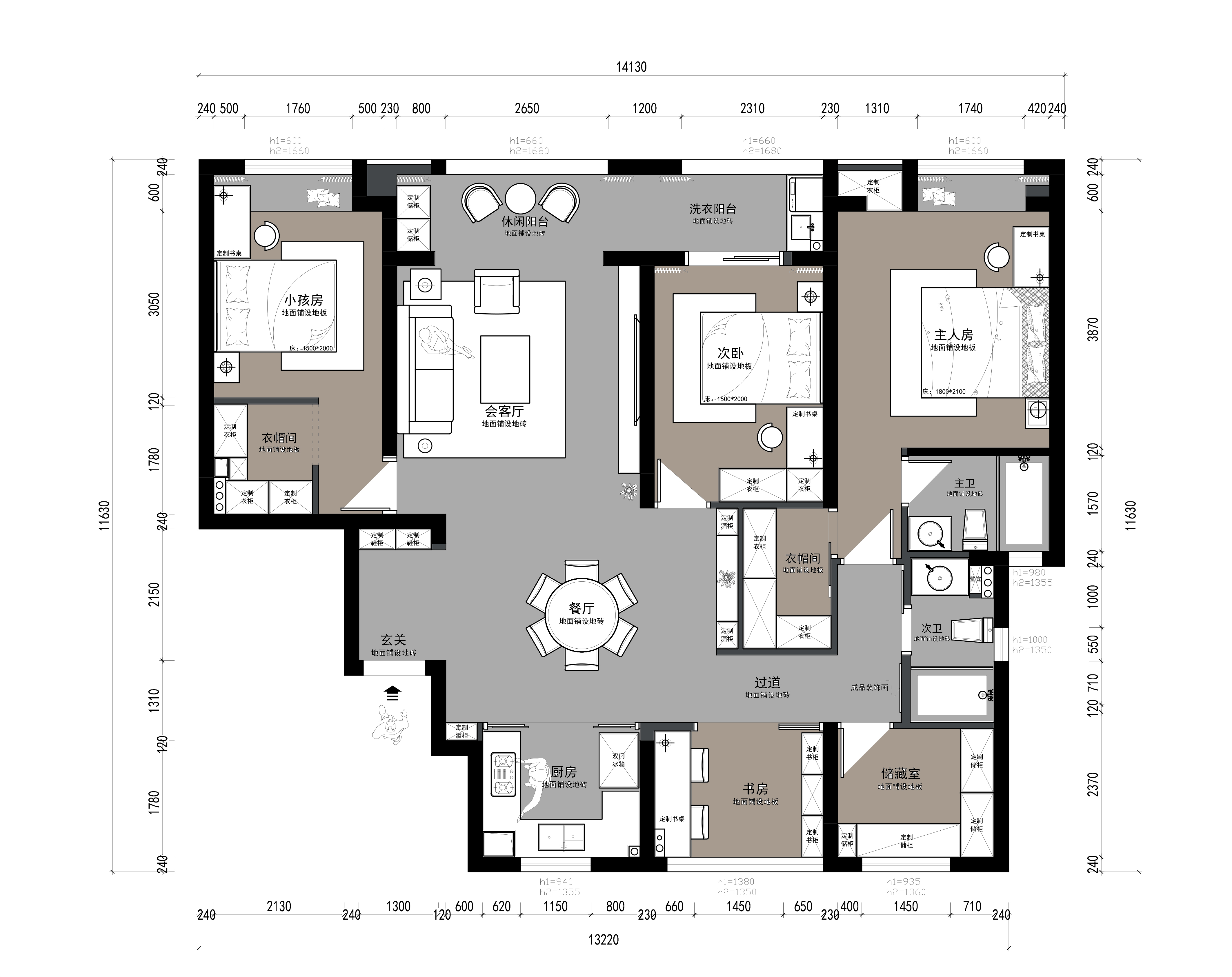 新塘東苑11幢1504室