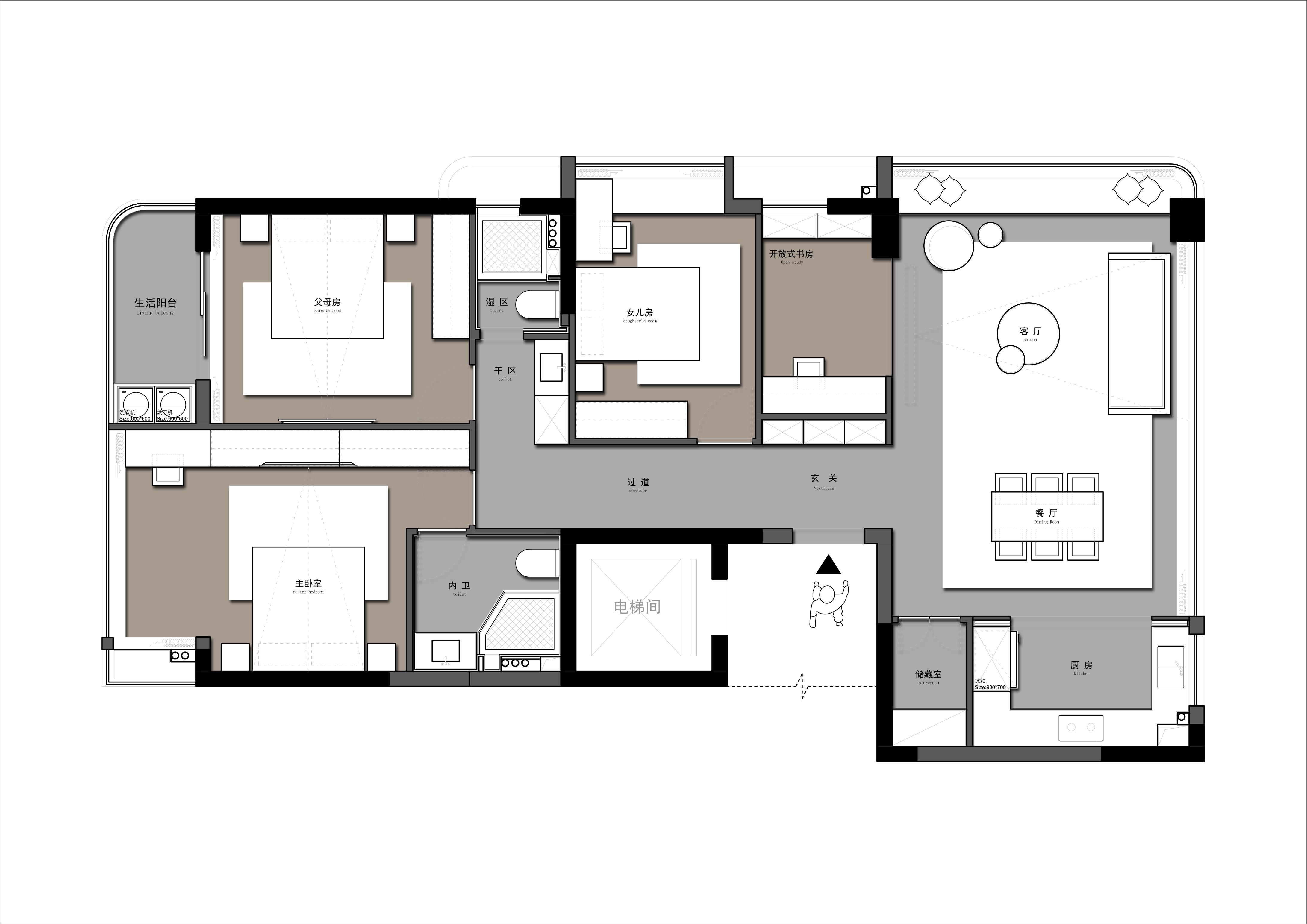 江宸馨園4-2404王女士雅居