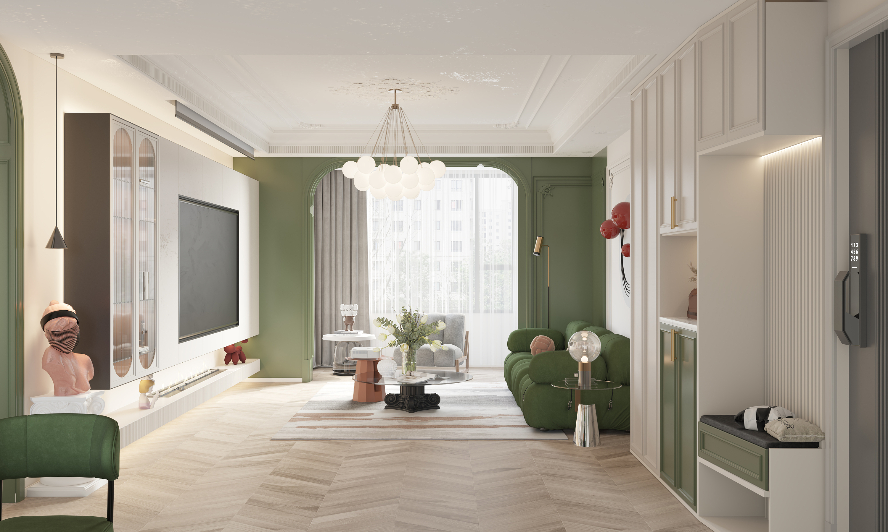 潘女士雅居現(xiàn)代法式風(fēng)